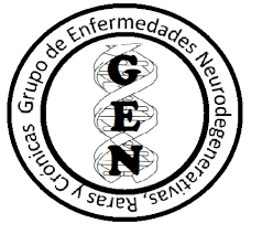 Logo del Grupo de Trabajo de Enfermedades Neurodegenerativas (GEN) del Colegio Oficial de la Psicología de Madrid